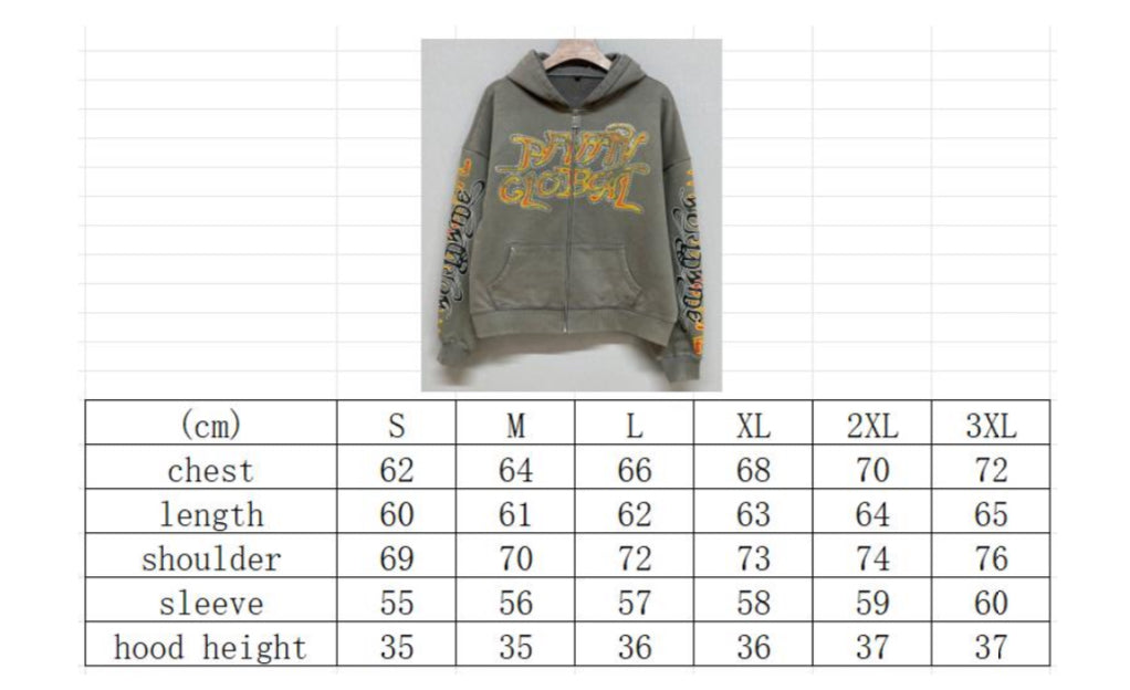 “Pfiffty Global” Zip Up